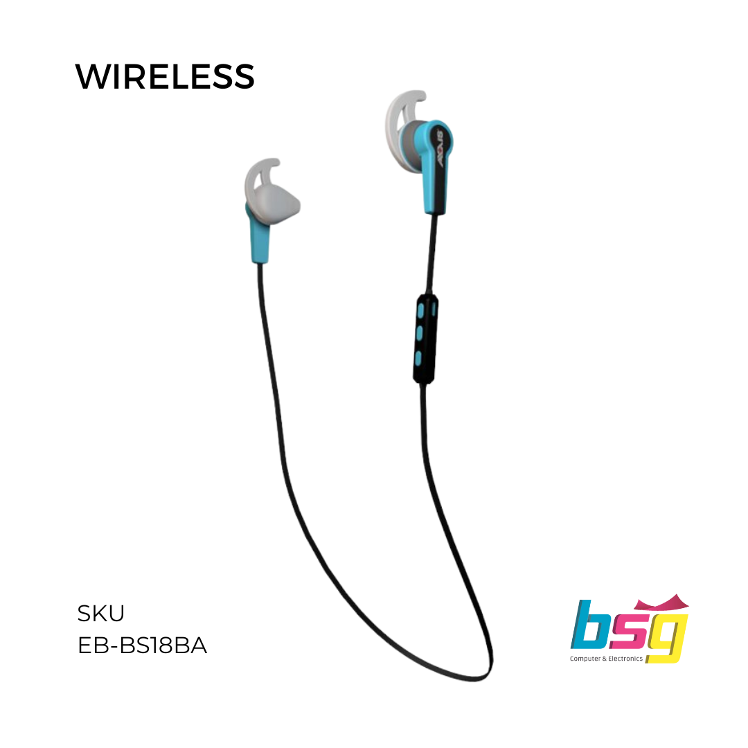 AUDIFONO SPORT BLUETOOTH AZUL AXXIS