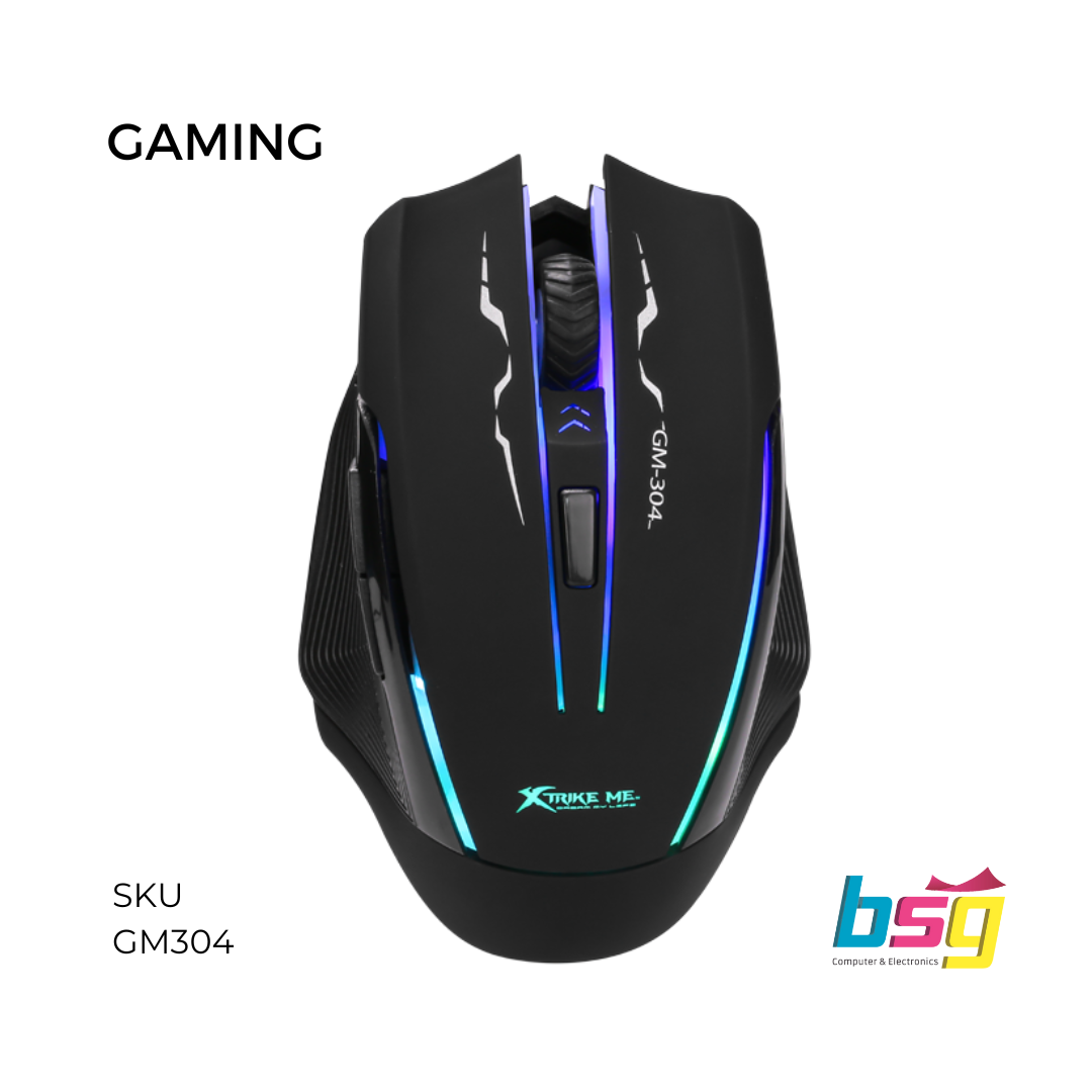 MOUSE GAMING 2400DPI XTRIKE ME
